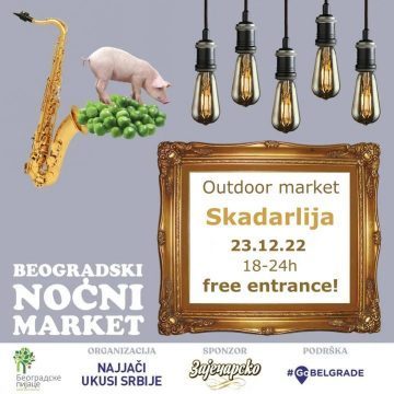 Skadarlija Outdoor Night Market Event - Belgrade Card