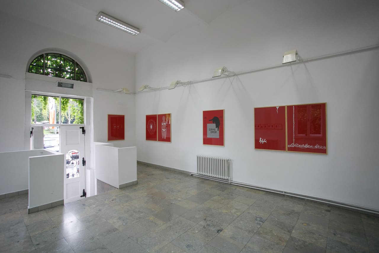 Interior of the gallery at Center for Graphic Arts