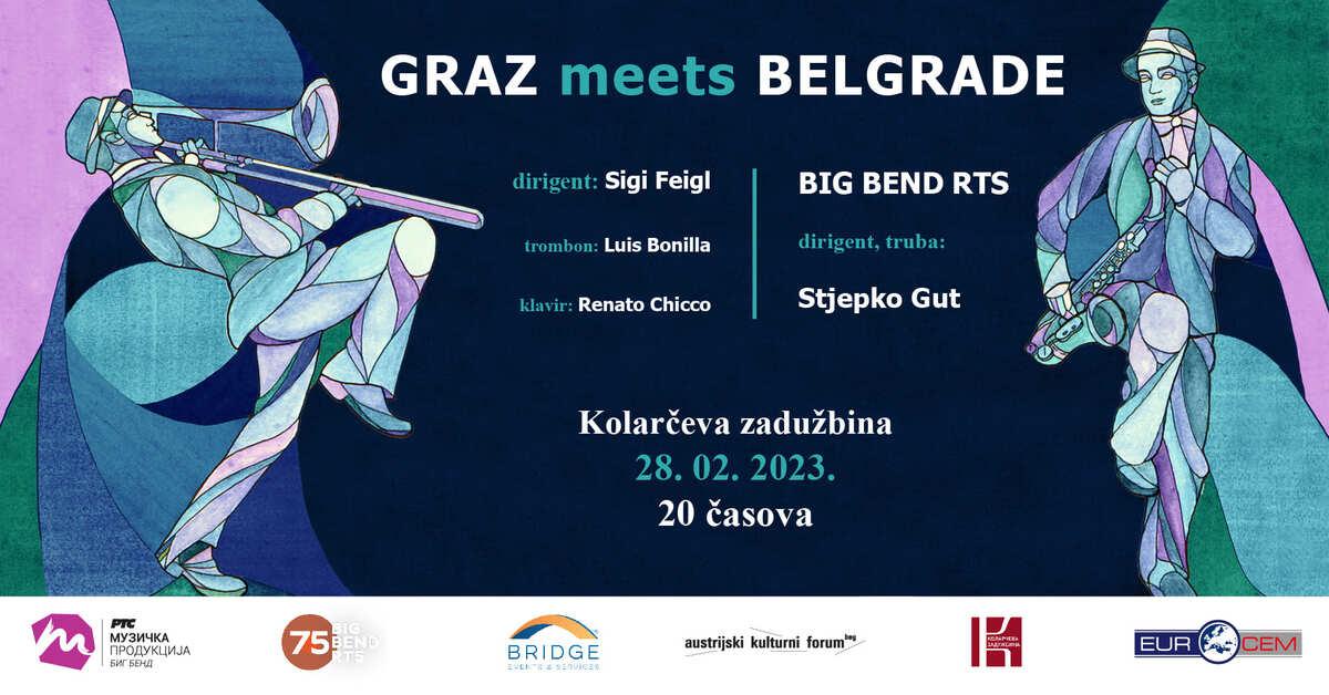 Graz meets Belgrade - Evening of Swing and Latin Jazz - February 28 2023 at the Kolarac concert hall in Belgrade.